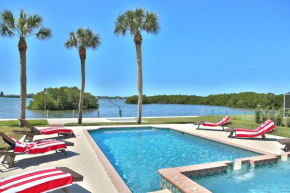 Oceanfront home with heated pool